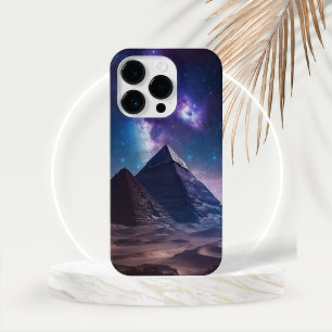 Funda Para iPhone 14 Pro Pirámides antiguas y cielo nocturno