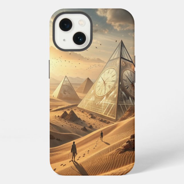 Funda Para iPhone Pirámides de silencio (Reverso )