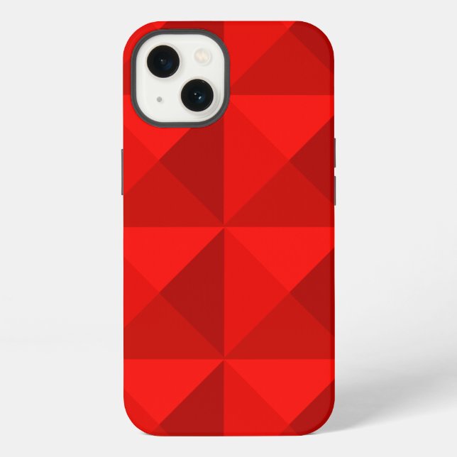 Funda Para iPhone Pirámides Rojas de Manzana de Caramelo (Reverso )