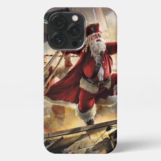 Funda Para iPhone Pirata Santa (Reverso)