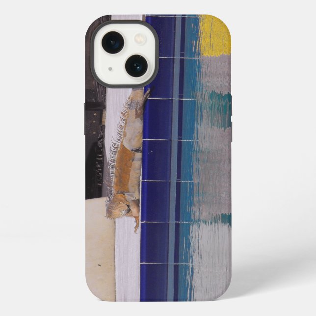 Funda Para iPhone Piscina de la Iguana (Reverso )