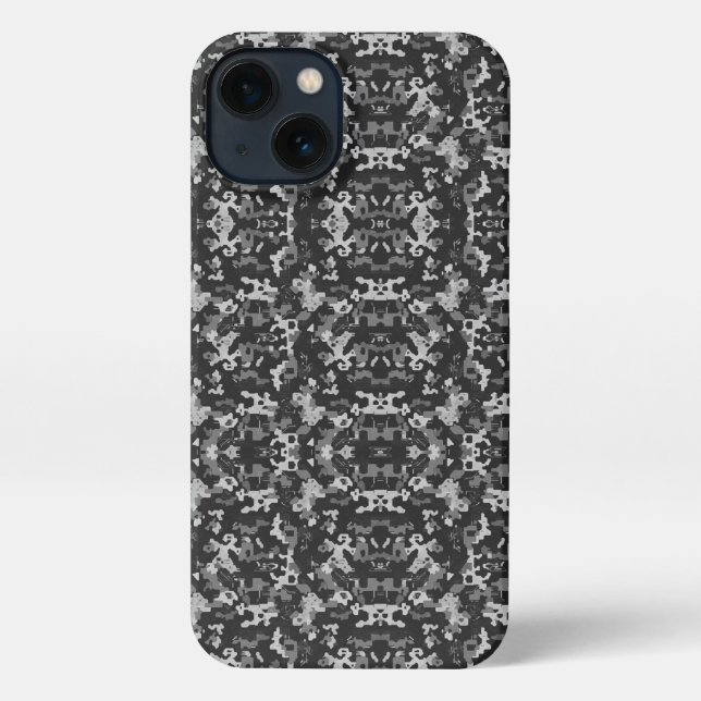 Funda Para iPhone Pixel Camo Stealth (Reverso )