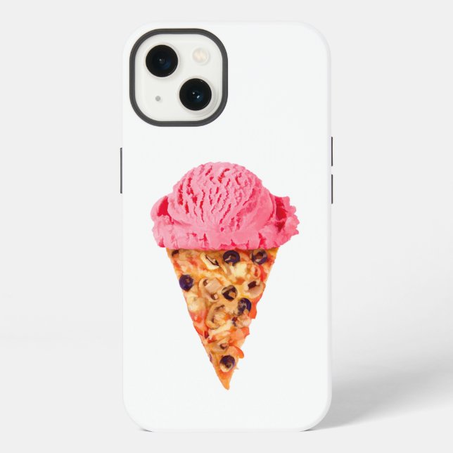 Funda Para iPhone Pizza de Helado (Reverso )