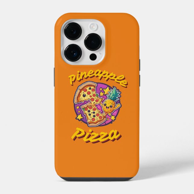 Funda Para iPhone Pizza de Piña (Reverso )