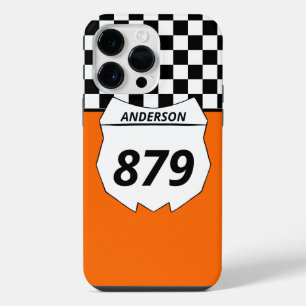 Funda Para iPhone 14 Pro Max Placa de número de motocicleta sucia Personalizado