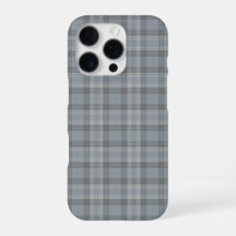 Plaid gris azul profundo y gris suave