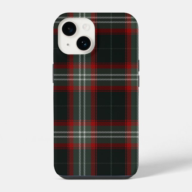 Funda Para iPhone Plaid Navideño Acogedor (Reverso )