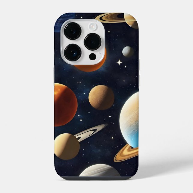 Funda Para iPhone Planes del espacio ultraterrestre 2 (Reverso )