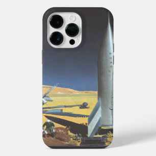 Funda Para iPhone 14 Pro Max Planeta del desierto de ciencia ficción vintage co