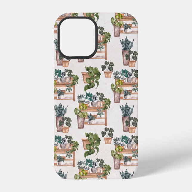 Funda Para iPhone Plantas Potadas (Reverso )