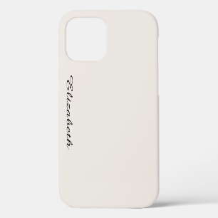 Funda Para iPhone 12 Plantilla de caligrafía elegante nombre monograma