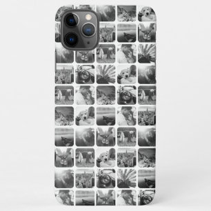 Funda Para iPhone 11Pro Max Plantilla de cuadrícula fotográfica de 10 cuadra