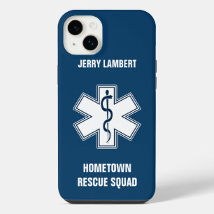 Funda Para iPhone 14 Plus Plantilla de nombre de paramédico EMT EMS