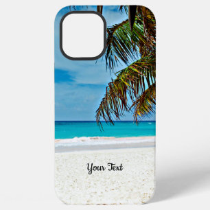 Funda Para iPhone 12 Pro Max plantilla de Paraíso Tropical, personalizar