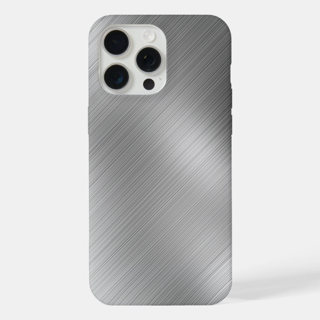 Funda Para iPhone Plantilla de textura gris moderna (Reverso )