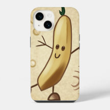 Plátano feliz lindo