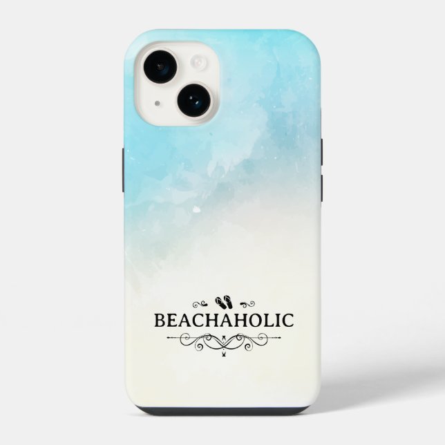 Funda Para iPhone Playa adicta a la playa (Reverso )