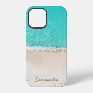 Funda Para iPhone 12 Playa caribeña, olas y arena