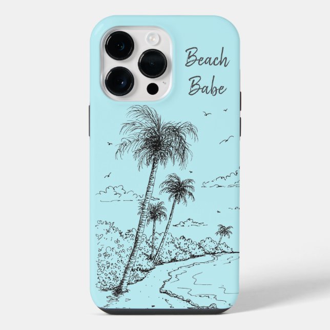 Funda Para iPhone Playa de Palmeras (Reverso )