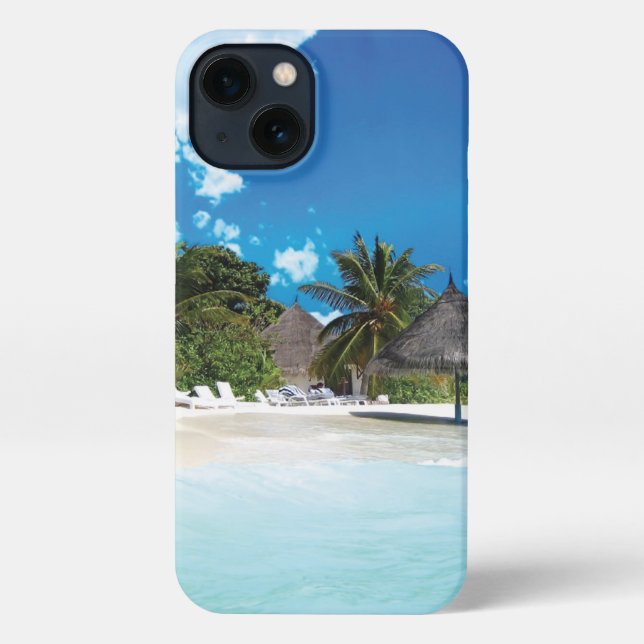 Funda Para iPhone Playa Exótica (Reverso )