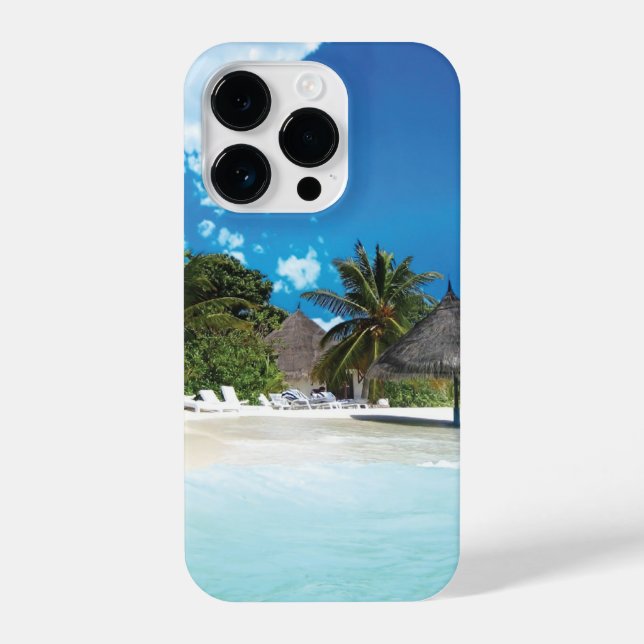 Funda Para iPhone Playa Exótica (Reverso )