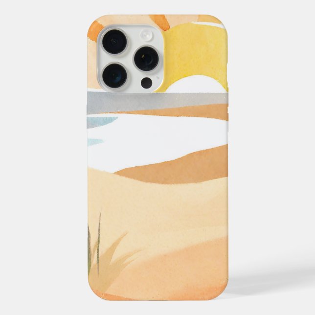 Funda Para iPhone playa hermosa (Reverso )