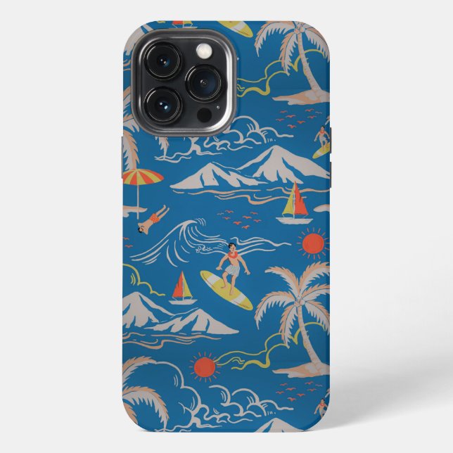 Funda Para iPhone Playa Tropical (Reverso )