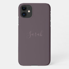 Funda Para iPhone 13 Mini Pluma con polvo de presupuesto con nombre