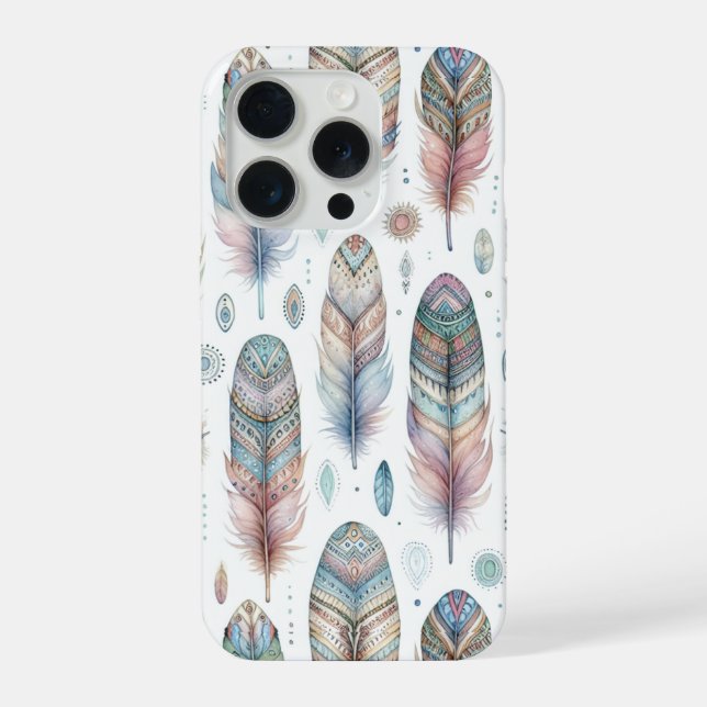 Funda Para iPhone Pluma de Fantasía (Reverso )