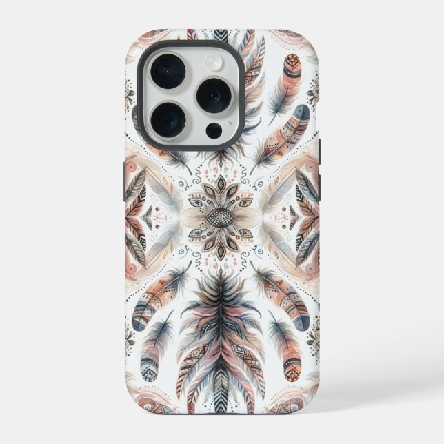 Funda Para iPhone Plumas Feroces (Reverso )
