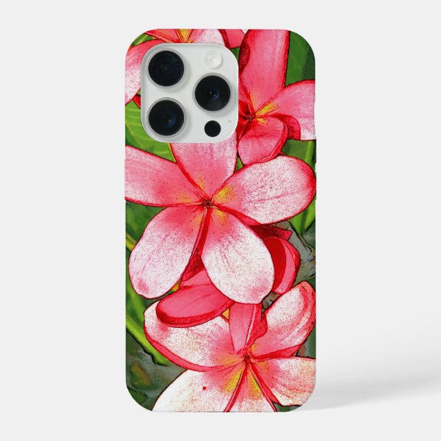 Funda Para iPhone plumeria (Reverso )