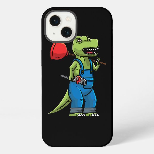 Funda Para iPhone Plumero de dinosaurios (Reverso )