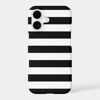 Funda para iPhone, Plus o Pro - Rayas Negras y Bla