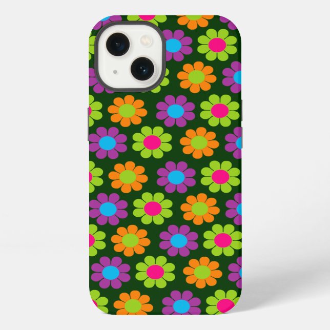 Funda Para iPhone Poder de flor pop (Reverso )