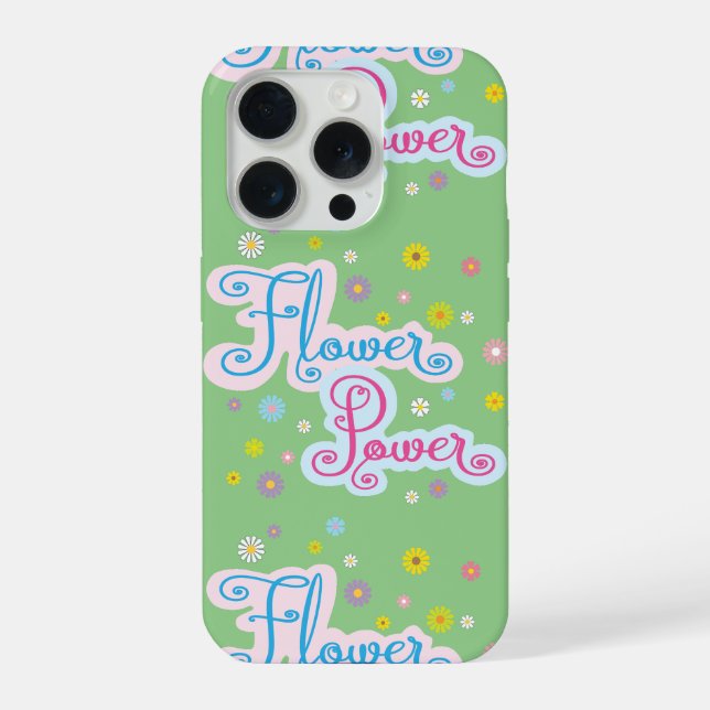 Funda Para iPhone Poder de la Flor suave (Reverso )
