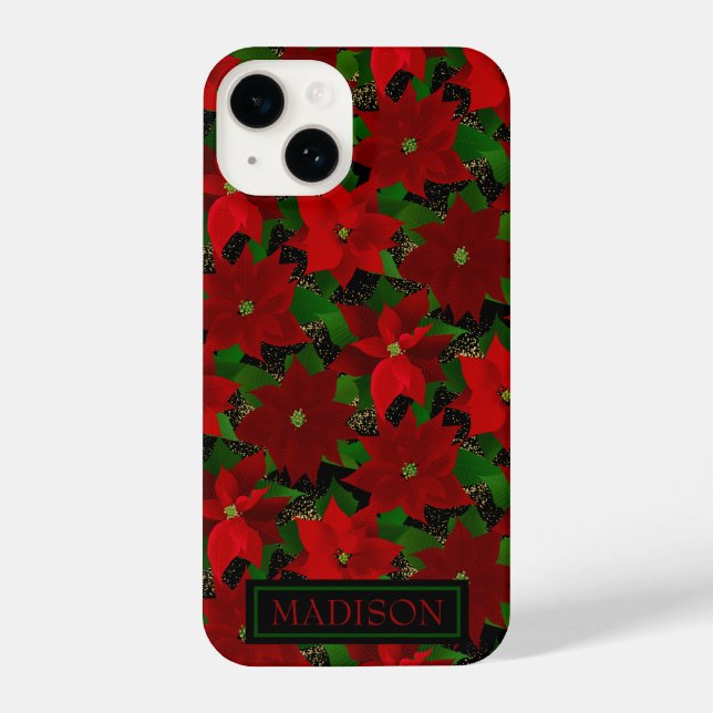 Funda Para iPhone Poinsettias (Reverso )