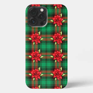 Funda Para iPhone 13 Pro Max Poinsettias Y Placas