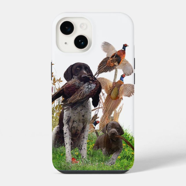 Funda Para iPhone Pointer de pelo corto alemán    (Reverso )