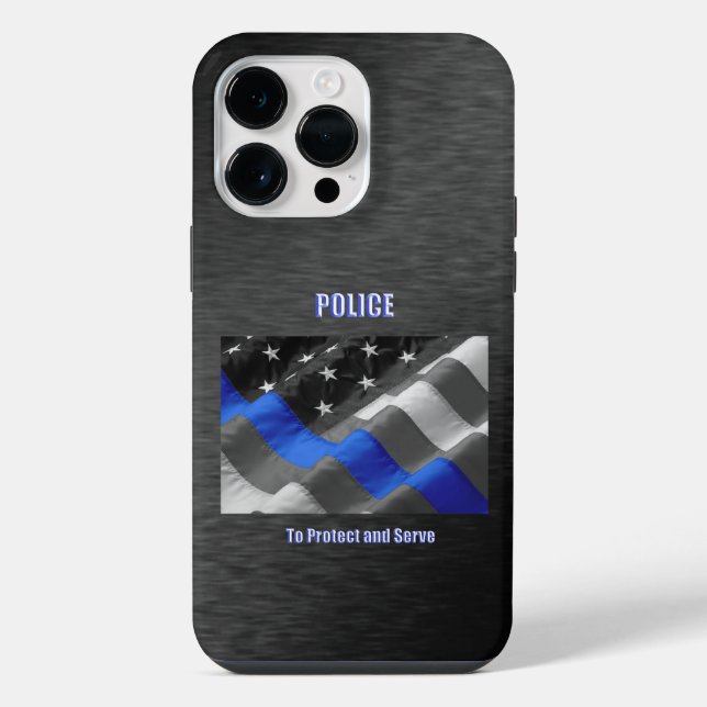 Funda Para iPhone Policía (Reverso )