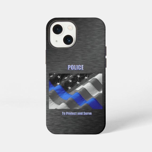 Funda Para iPhone Policía (Reverso )