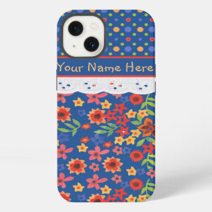 Polkas Florales Personalizados Faux Lace Samsung G