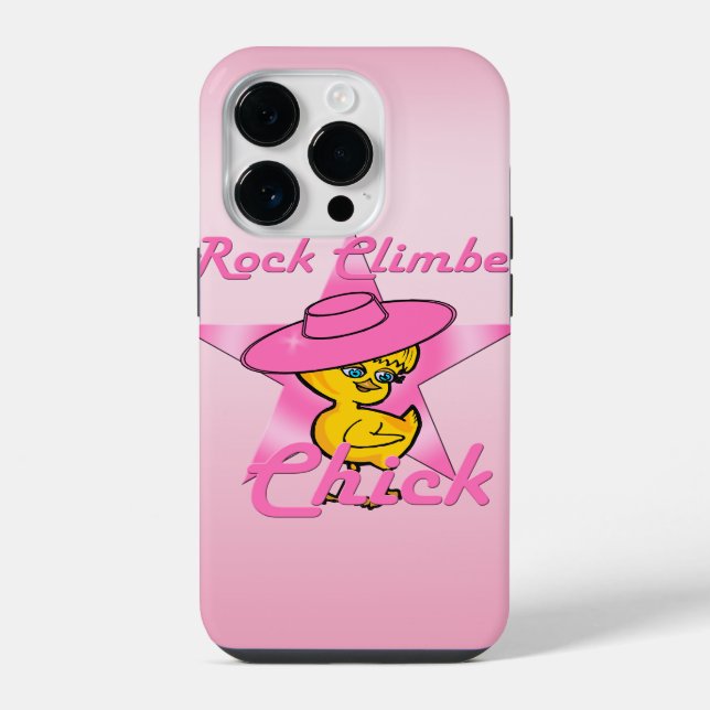 Funda Para iPhone Pollita Escaladora de Rocas #8 (Reverso )
