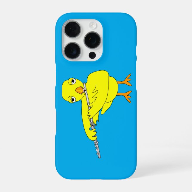 Funda Para iPhone Pollito de Flauta (Reverso)