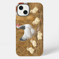 Pollo Sussex Mama Hen y Chicas