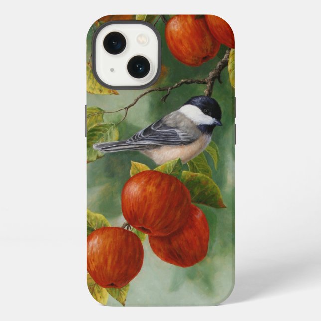 Funda Para iPhone Pollo y manzanas (Reverso )