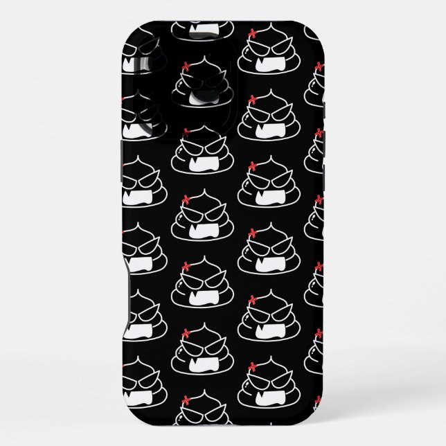 Funda Para iPhone Poop enojado - Brootsch the PooPoo (Reverso )