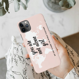 Funda Para iPhone 11Pro Max Positivo De No Estar Solo En La Cita De Motivación