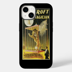Funda Para iPhone 14 Póster Mágico Antiguo, Mago Bancroft y León