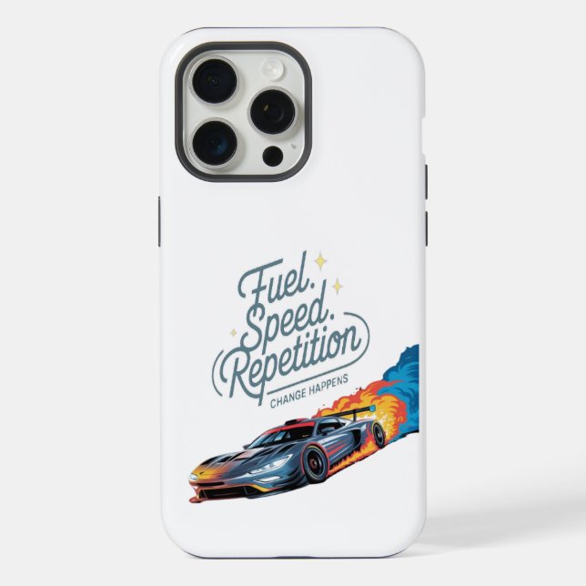 Funda Para iPhone Potencia de Velocidad (Reverso )