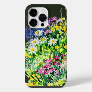 Funda Para iPhone 14 Pro Max Prado de verano, flores silvestres